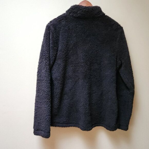 🌻 George black fuzzy sweater / M - Picture 3 of 3